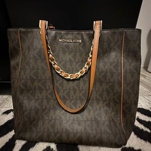 Michael Kors MK brown tote